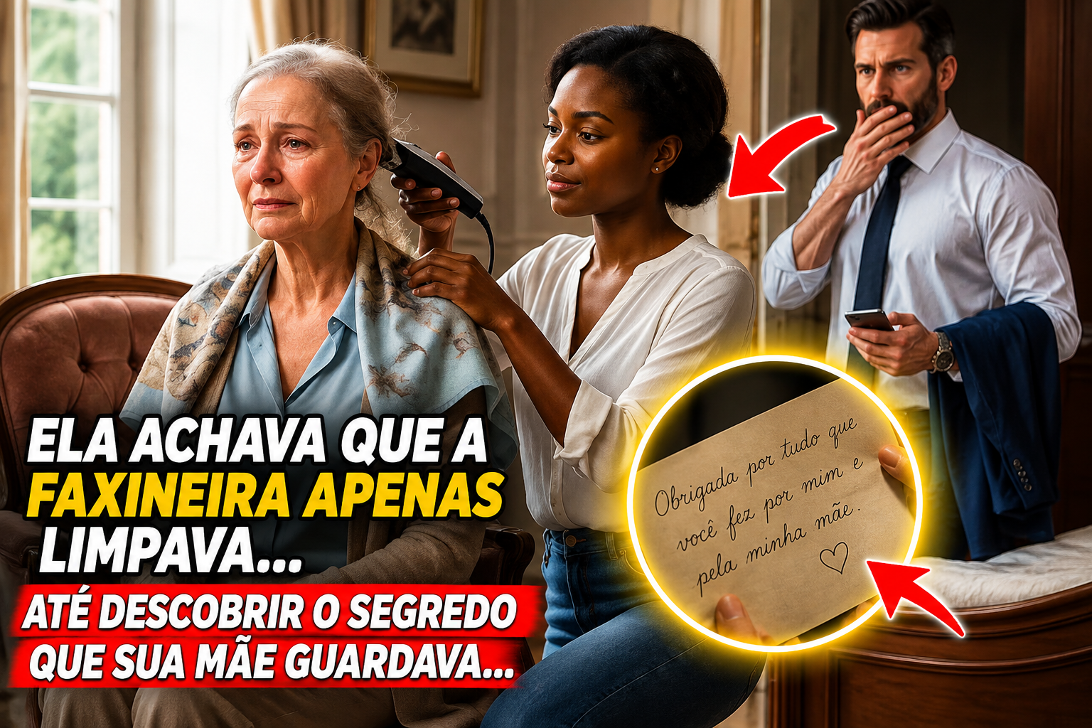 Fx8M3qL ela achava que a faxineira apenas limpava... até descobrir o segredo que sua mãe guardava... (PARTE 1)