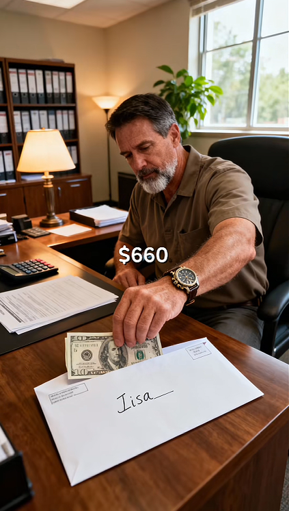 Wz55aqt He Gave a Poor Worker $660 Extra by “Mistake”… If She Returned It, He’d Pay for Her Father’s Treatment